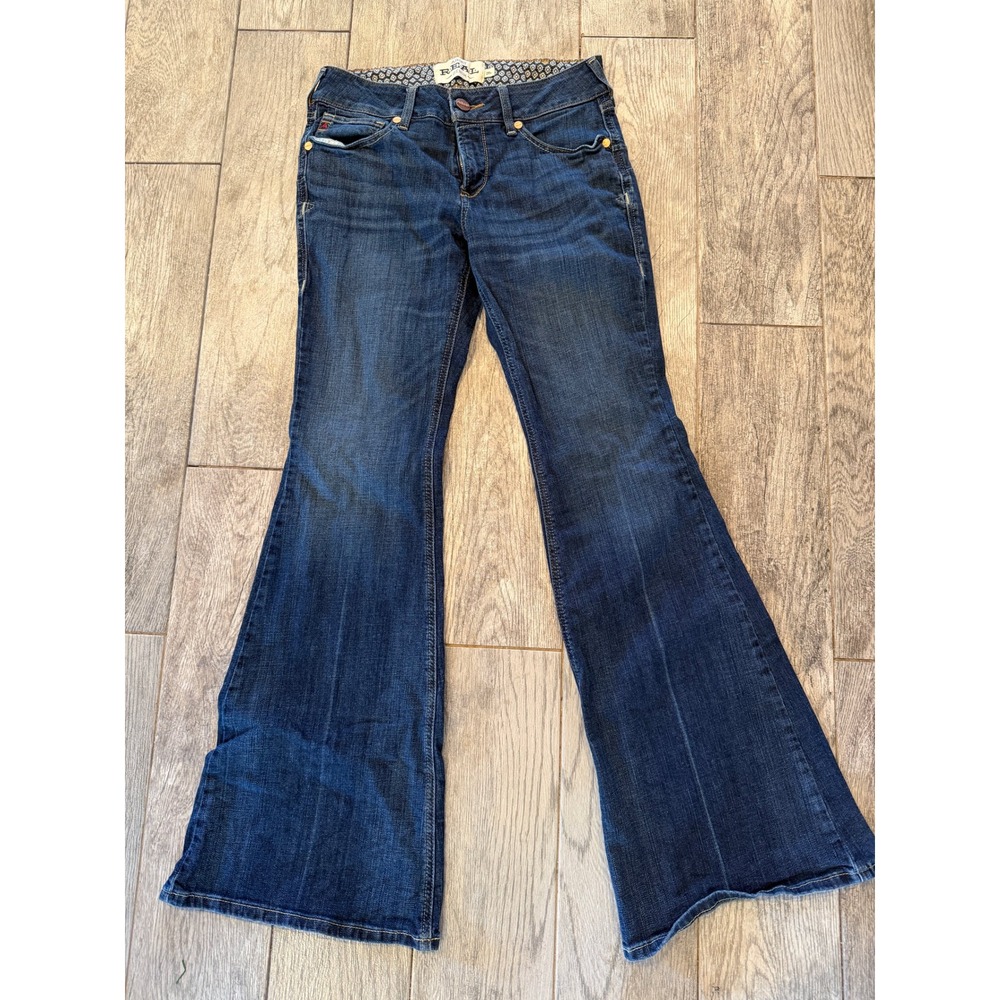 Ariat Real Denim Zoe Perfect Rise Flare Jeans 29R Siren 29 Regular Western Boho